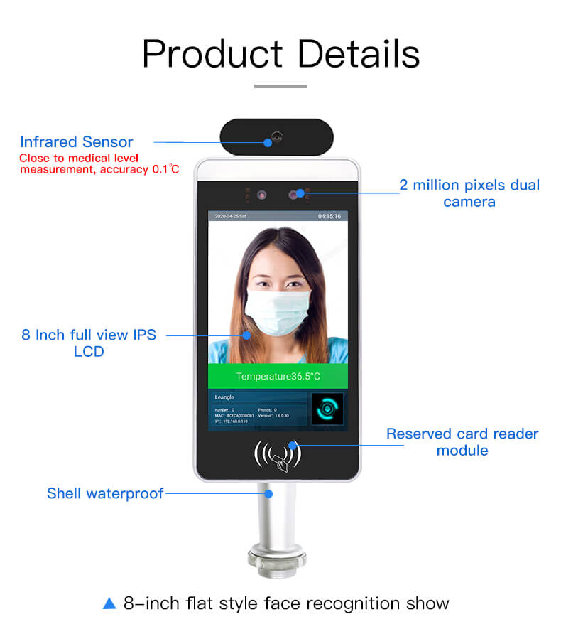 Facial recognition thermometer VS COVID-19 